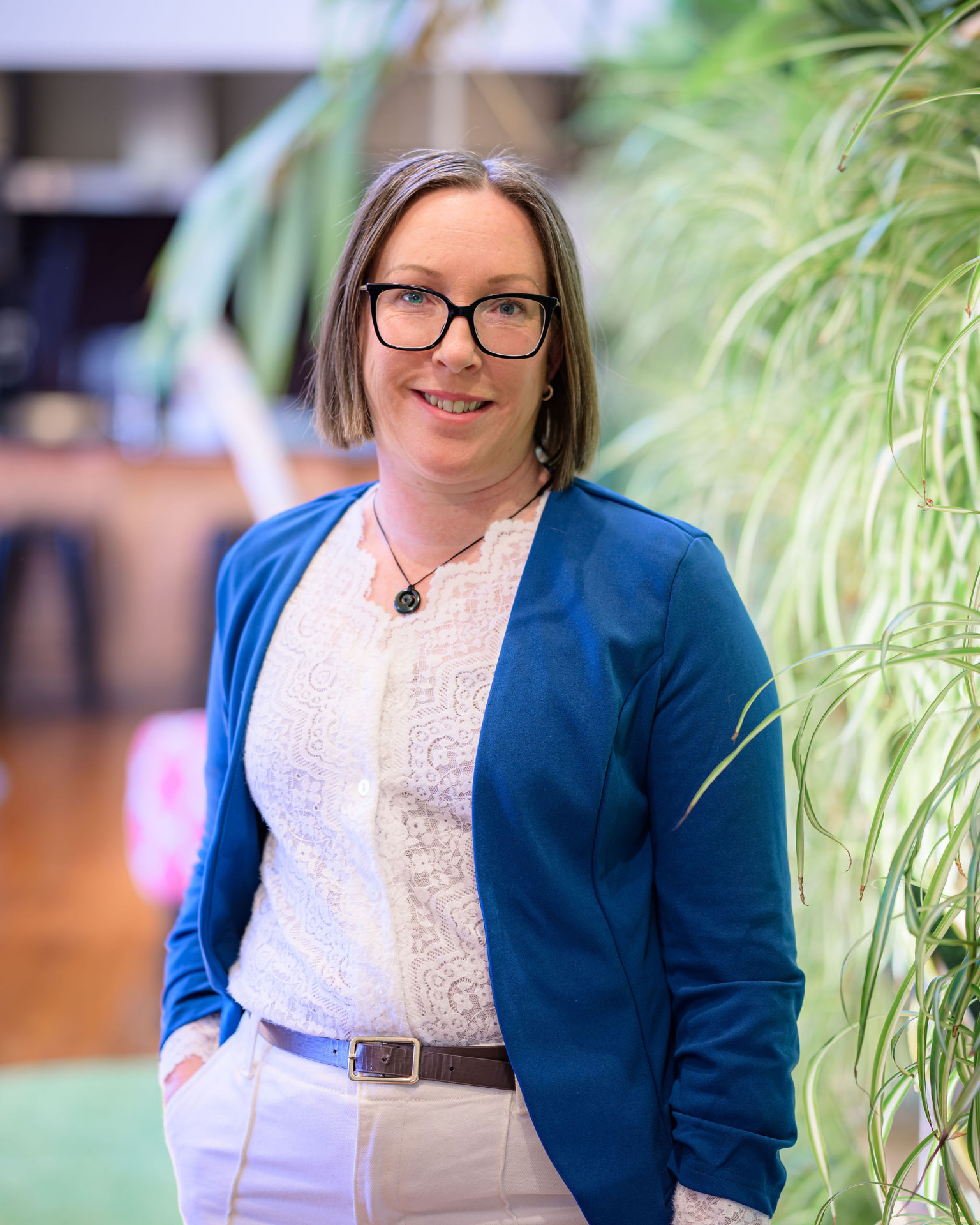Carla at her Dunedin workspace